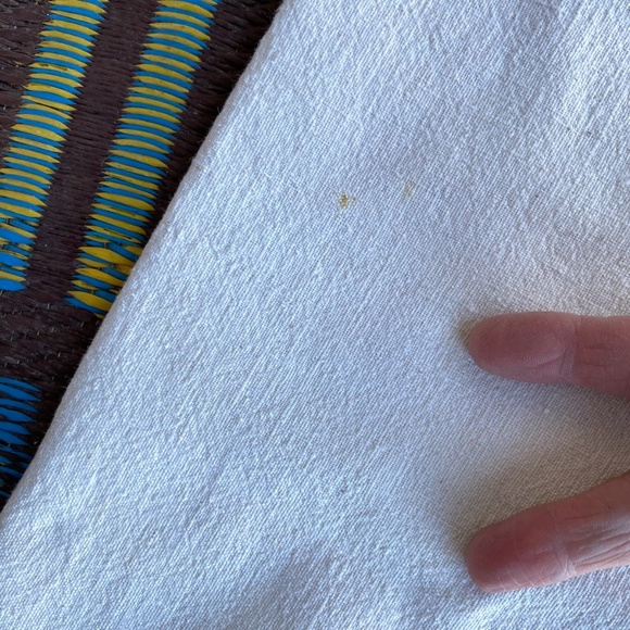 VTG 1940s Laundry Bag w Chenille Script Closet Storage - Picture 6 of 7